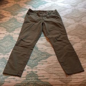 J. Crew Andie Pants Olive Green Size 2